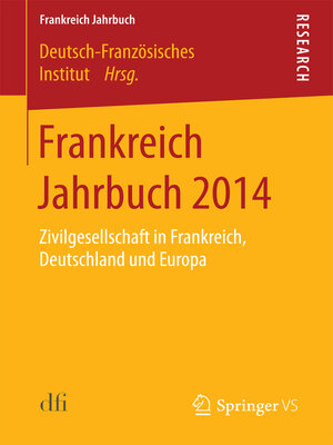 cover image of Frankreich Jahrbuch 2014